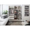 Under Bed Storage Box Breathable Non-Woven Organizer Stackable with Flip Top Cover Handle Label Window Strong Durable Off-Season