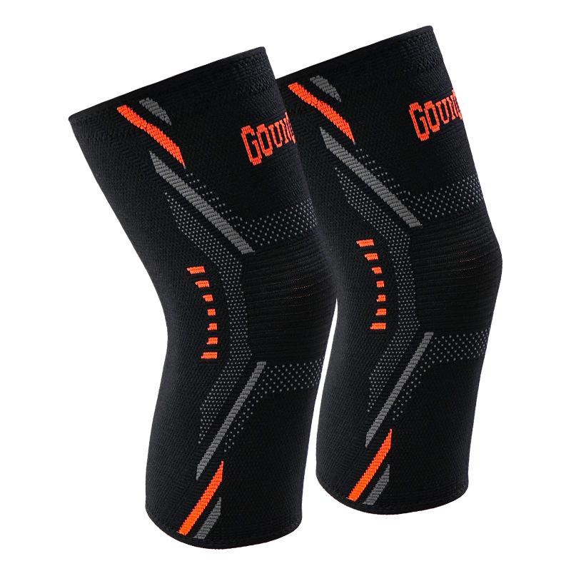 GOUNOD Non-Slip Silicone Knee Pads for Sports: Running, Skipping, Badminton, Basketball, Cycling