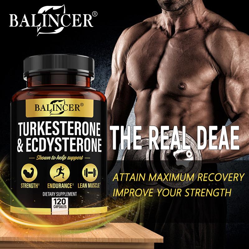 Suplemento Alimentar BALINCER Turkersterona & Ecdisterona, 120 Cápsulas
