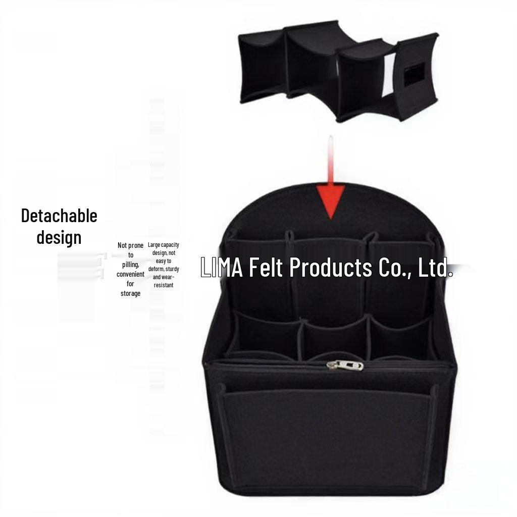 Ultra-Light Large Capacity Backpack Organizer Divider - Felt Inner Storage Bag