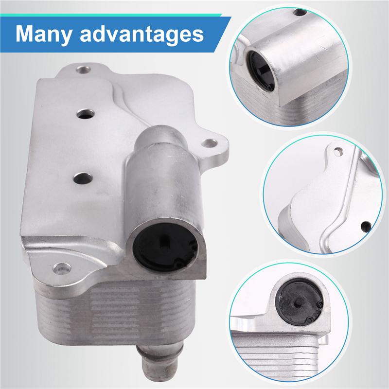 A28G-For Land Rover Range Rover Evoque Discovery Sport Jaguar E-PACE Oil Cooler LR086284 LR079951 T4A19479 GJ327A095AA