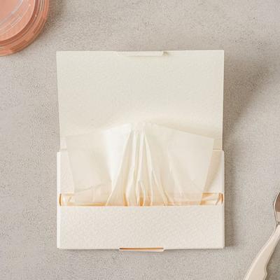 80 Blatt Japanisches Seidenpuder Öl-Löschpapier