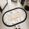 Bathroom Mats Mat Soft Diatom Ooze Absorbent Silicone Non Slip Toilet Toilet Toilet Doorway Carpet Bathroom