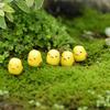 1 Set Home Decoration Mix Chicken Chick Egg Nest Figurine Miniatures Home Decoration Kawaii Garden Accessories Easter Decor