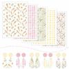 Simple Easter Themed Water Decal Paper Water Slide Stickers Paper Texture Suitable for Creative Crafting Art Projects