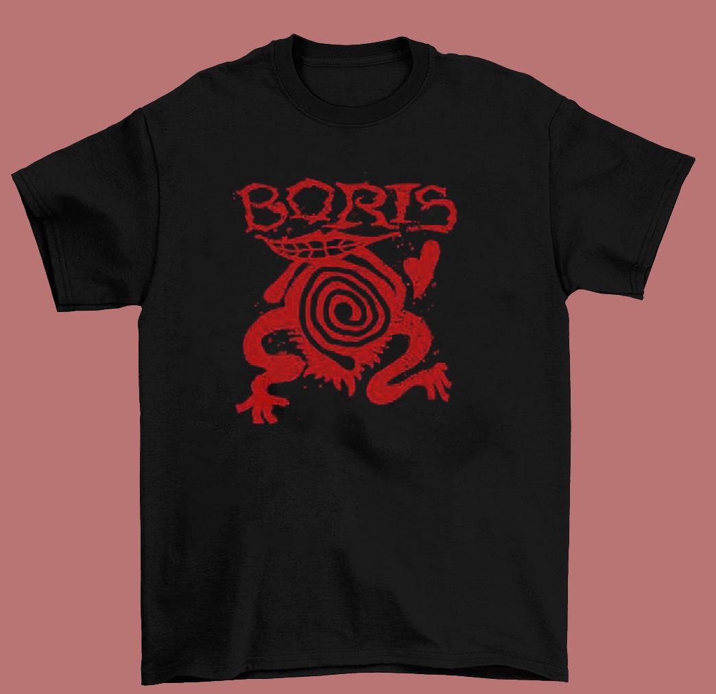 Boris Band Collection S to 5XL Black Unisex T-shirt BL499 L