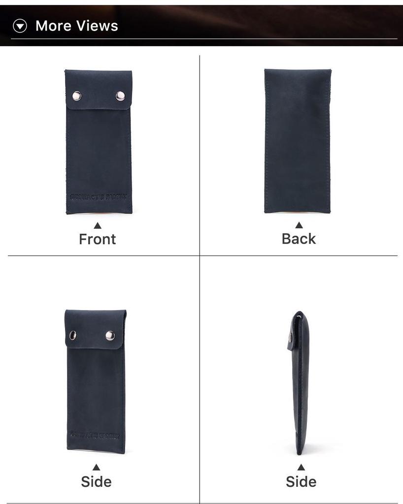 Genuine Leather Protective Case for Apple Watch - Universal Mad Horse Leather