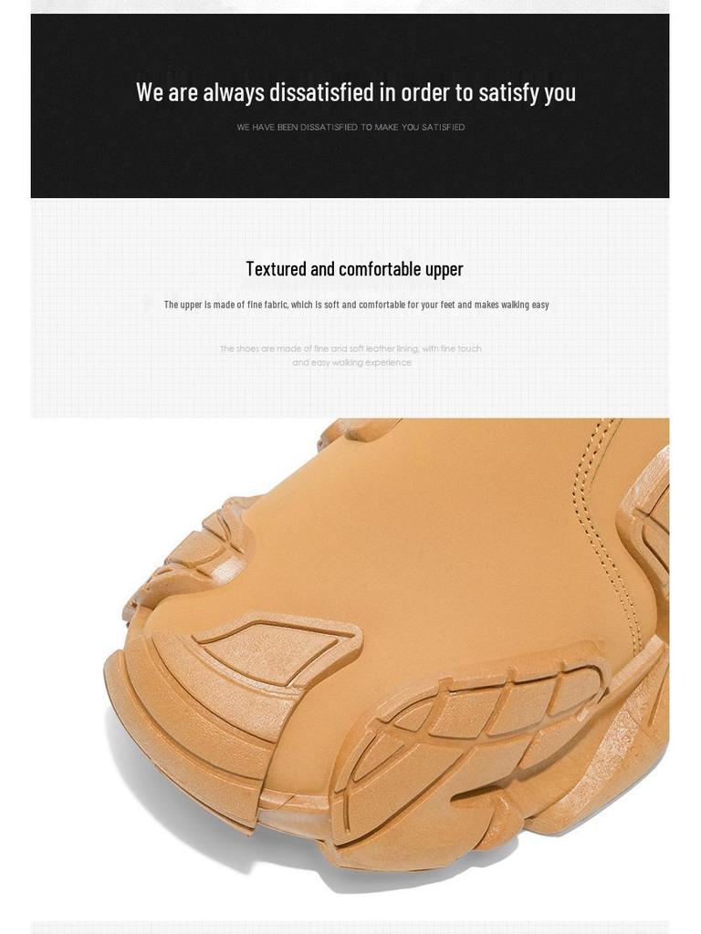 Ψηλά Σνίκερς Μέκα Slip-On 2025:  Φθινόπωρο-Χειμώνας Υπαίθρια Πεζοπορία & Ταξιδιωτικά Παπούτσια