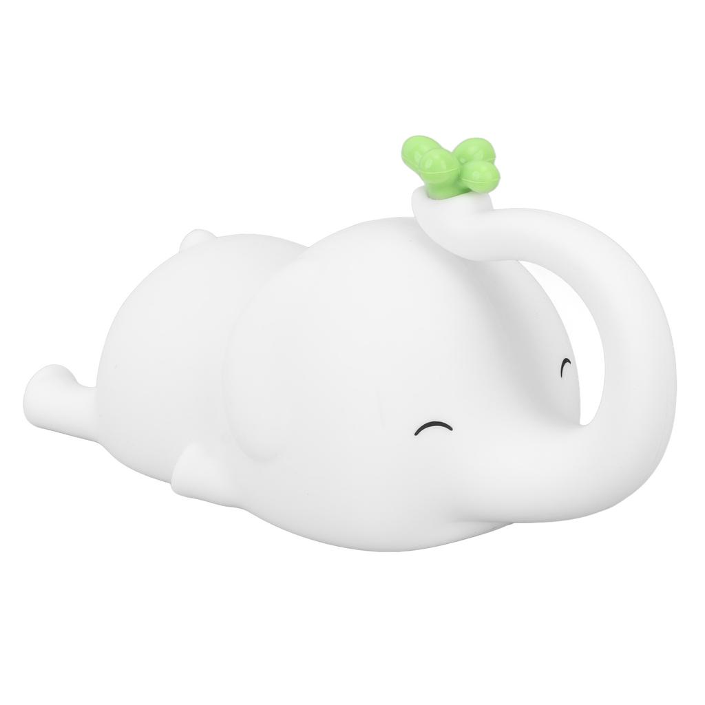 Night Light Silicon Elephant Nursery Night Lights 3 Brightness USB Timing Night Lamp for Home Hotel