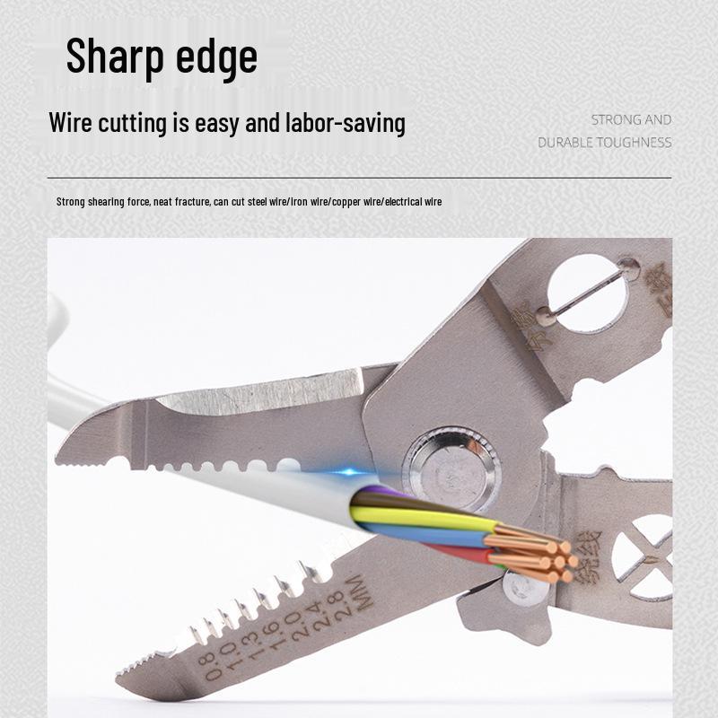 Multi-Function Wire Stripper & Crimping Pliers Tool