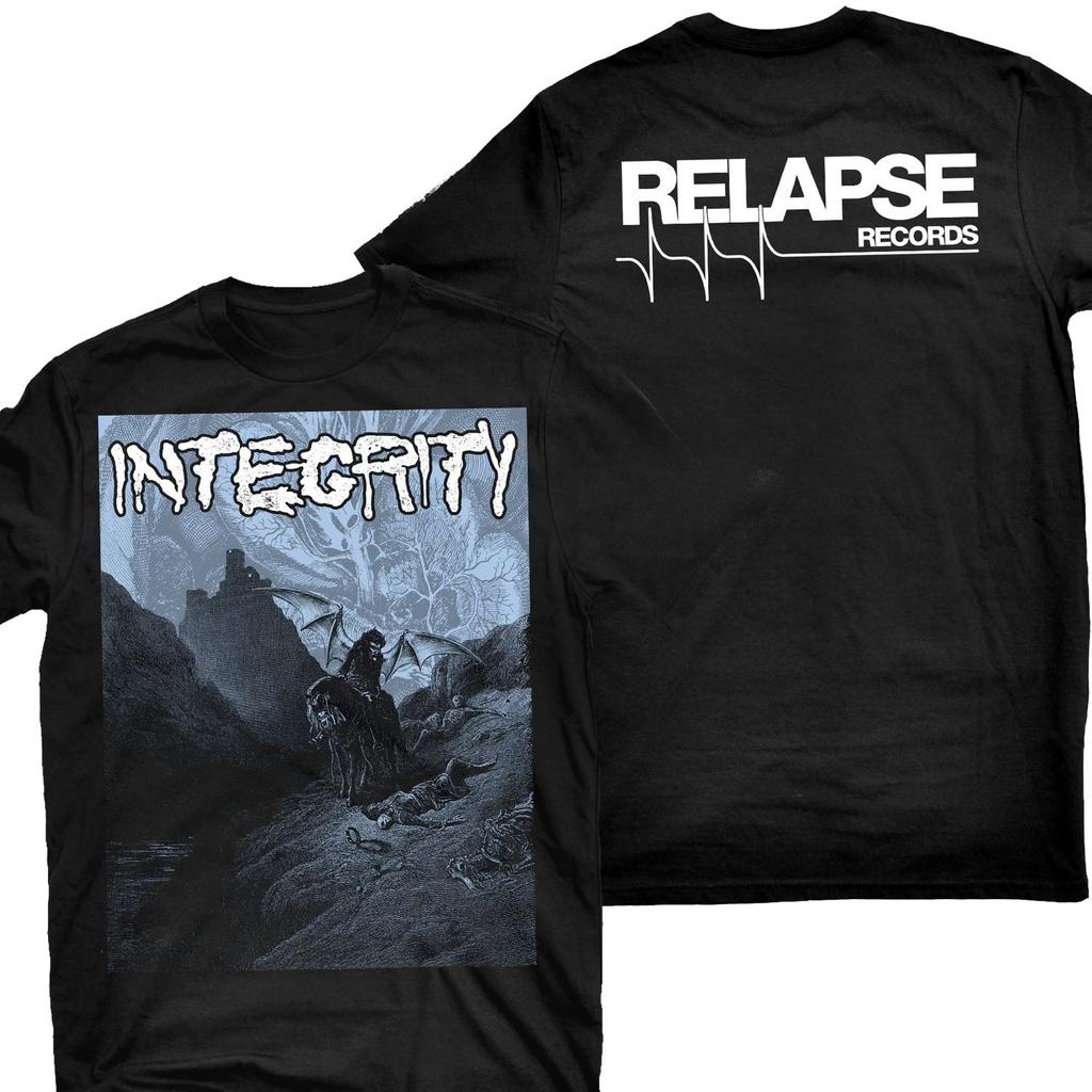 Art Integrity All Death Is Mine Rock Band Graphic Tee Cotton Round Neck Casual Unisex Tshirt Summer Top