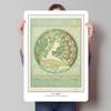 Art Nouveau Ivy Poster Metal Signs Vintage Poster Interior Decoration Living Room Custom Tinplate Sign for Wall Art Decoration