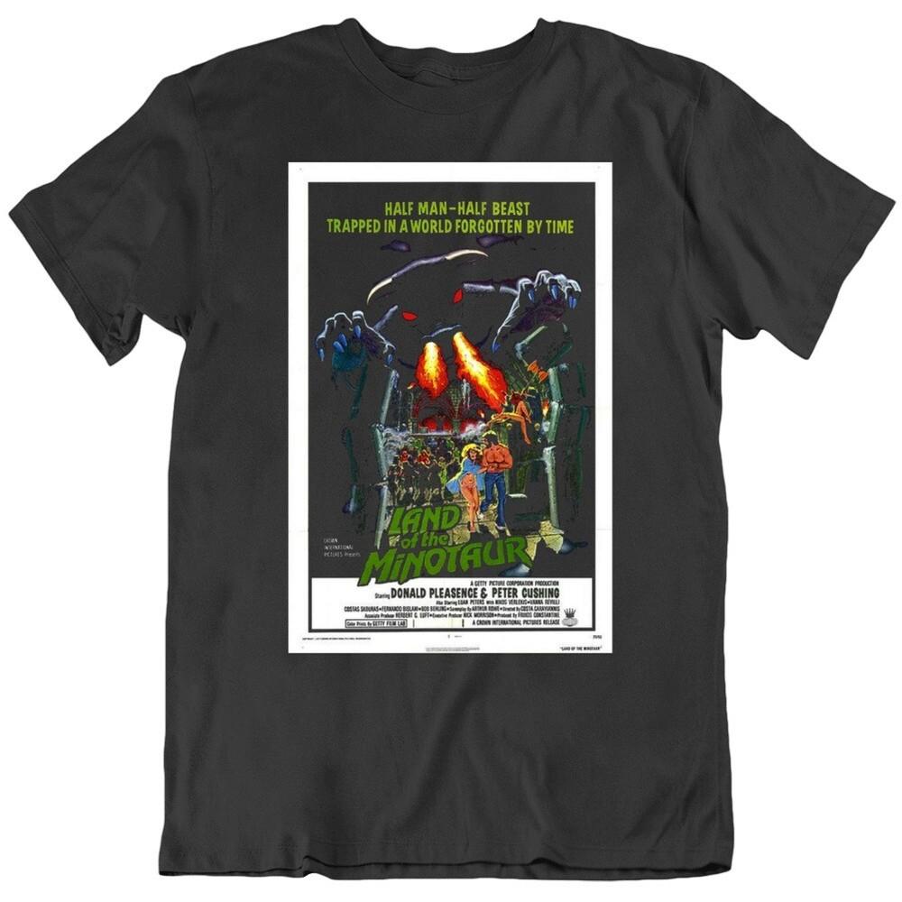 Land of the Minotaur Horror Movie Poster Fan Black T Shirt Unisex T-Shirt S