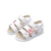 2025 Summer New Girls Sandals Flower Princess Rome Shoes
