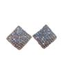 Square Earrings for Women, Fashionable and Sophisticated Earrings, High-end Zircon Earrings, Popular Accessories and Accessories
