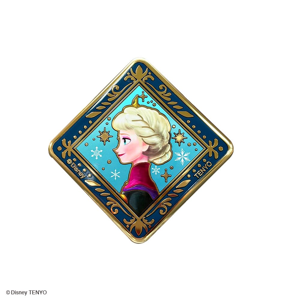 Tenyo Premium Square Frozen 1 Gold Badge of 24K Gold Square Button Vol. (Box 8) DKBP-S01, Plated, Badge, Approx. 7.6cm