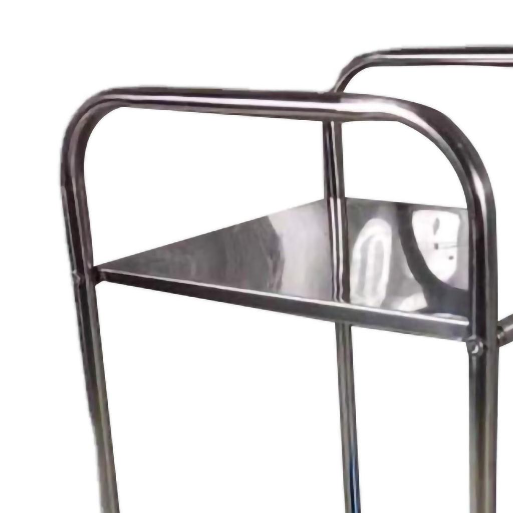 Storage Shelf Stainless Steel Heavy Duty Rack Side Shelving Table End Shelving Holder for Bathroom