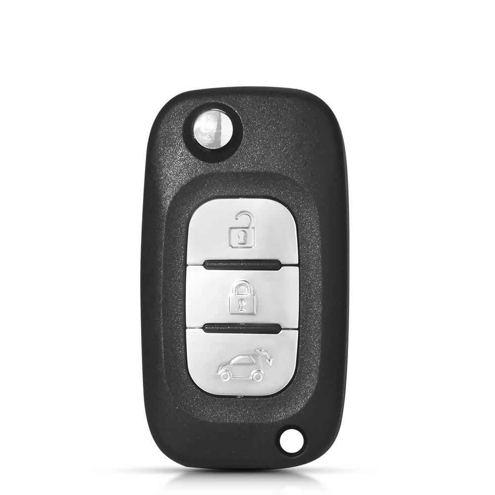 KEYYOU 3/4 Button For Mercedes Benz Smart Fortwo 453 Forfour 2015 2016 2017 Flip Remote Car Key Shell Case Cover Fob Folding Key