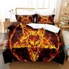 3D Printed Dark Satanic Bedding Set Duvet Cover Bedroom Comforter Covers Single Twin King Size Quilt Cover Home Textile