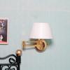 1:12 Dollhouse Mini Wall Lamp Led Lamp Foldable Telescopic Wall Light Decor Toy