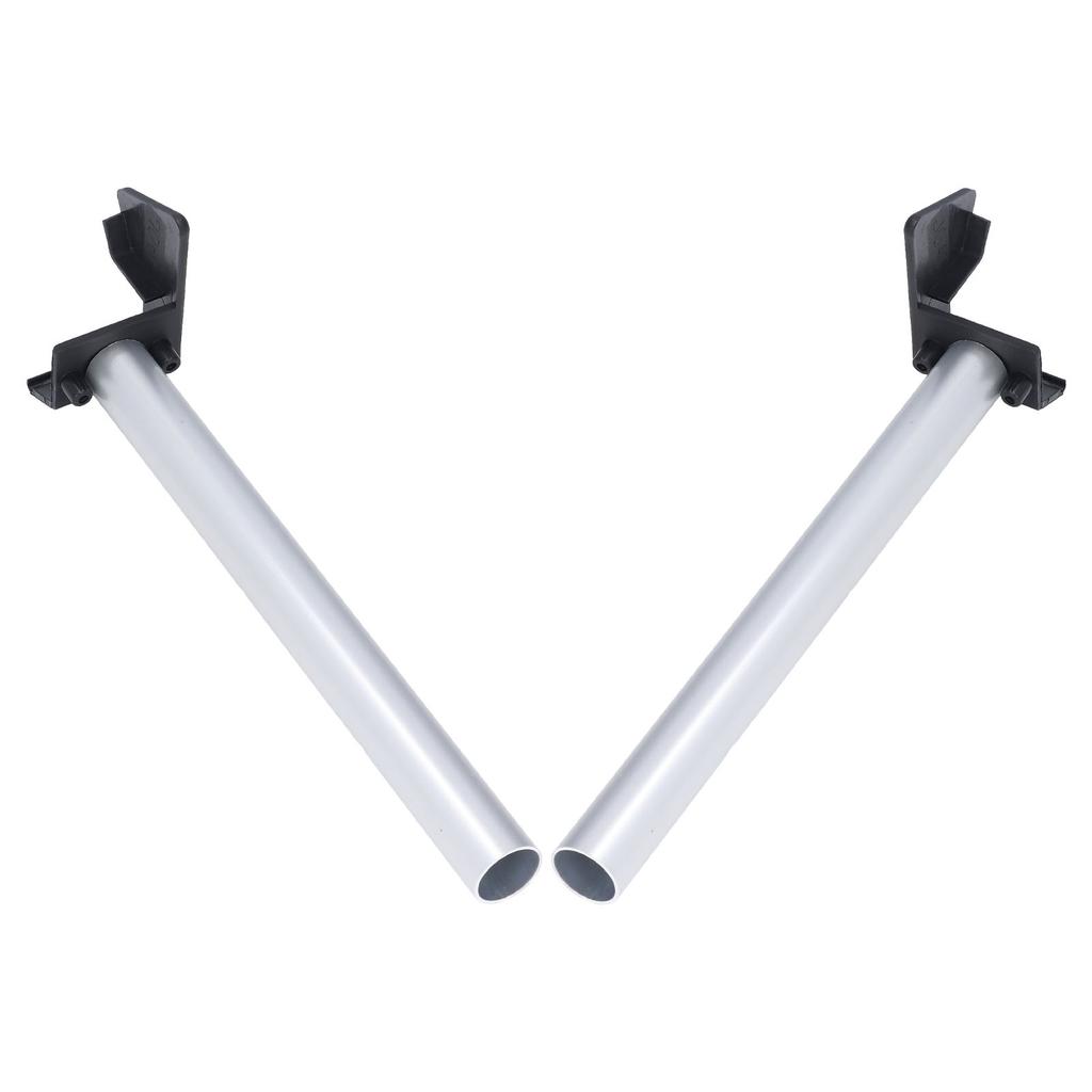 2Pcs Greenhouse Rain Gutter Drains Silver Drainage Downpipe Gutter Kit Gutter Water Butt Pipe Kit