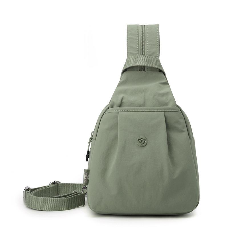 Fashion Casual Backpack Women's New Multifunctional Breast Bag Women's Nylon Waterproof Lightweight Travel Small Backpack