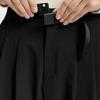 Fila Solid Color Mid Waist Loose Fit Knit Sports Pants Women Bottoms Deep-Black A11W417802F-BK