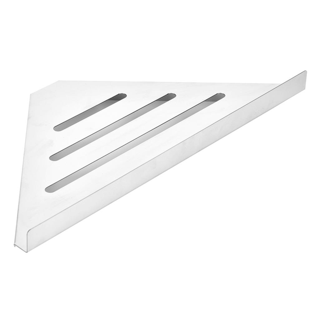 Stainless Steel Shower Corner Shelf Silver Bathroom Shelf Organizer  Bathroom Storage