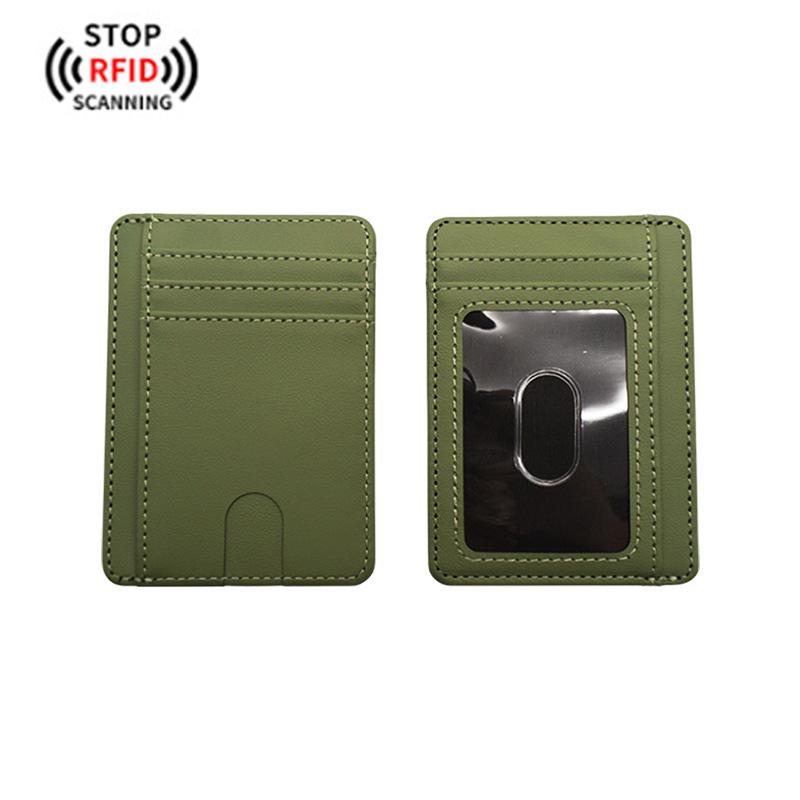 New anti-degaussing bank card protective cover, card cover, universal multi-card position credit card ID card bag for men and women