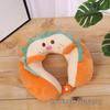 Washable U-Shaped Memory Foam Neck Pillow for Cervical Support and Car Use, Cute Headrest Cushion for Sleeping