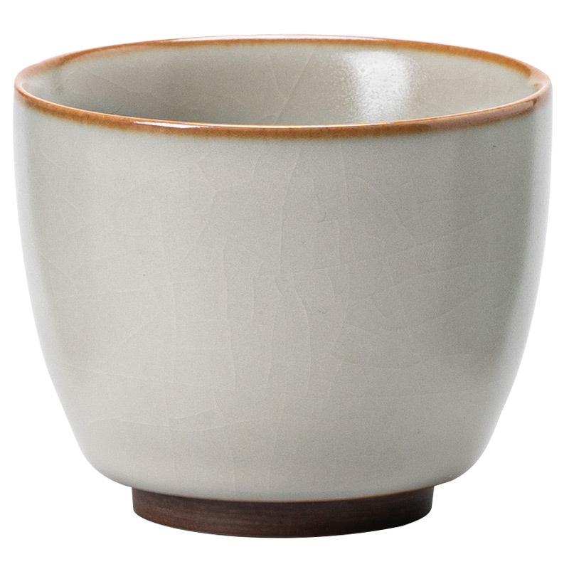 Ru Klin Master Cups Ceramic Tea Bowl Small Tasting Mugs Chinese Kung Fu Gongfu Teaware Sets Household Drinkware Tea Ceremony