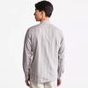 Timberland Business Casual Striped Stand Collar Single-Breasted Long Sleeve Shirt Men shirts Griffin-Gray A26DZ-CP1