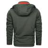 Autumn New Men's Casual Hooded Stand Collar Jacket Baseball Jacket Men's Wear