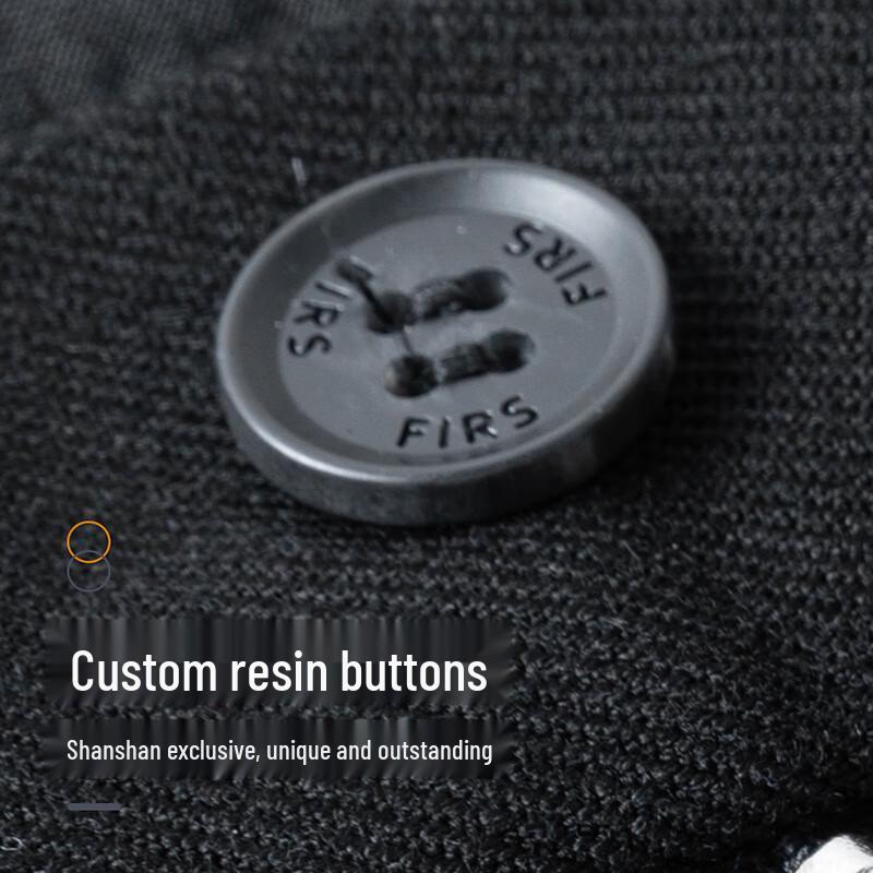 Shanshan Men's Wool Lyocell Blend Straight-Leg Casual Pants