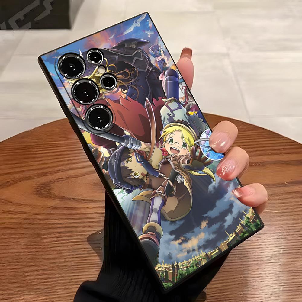 Vintage Anime Made In Abyss Phone Case For Samsung S26 S25 Edge S24 S23 S22 S21 S20 Ultra Plus Fe Galaxy A54 A53 A34 A25 A16 Cov