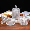 Transparent Glass Jar Yurt Food Roman Jar with Lid Handmade DIY Candle Holder Candy Storage Jars Home Decor Bottles Jars Boxes