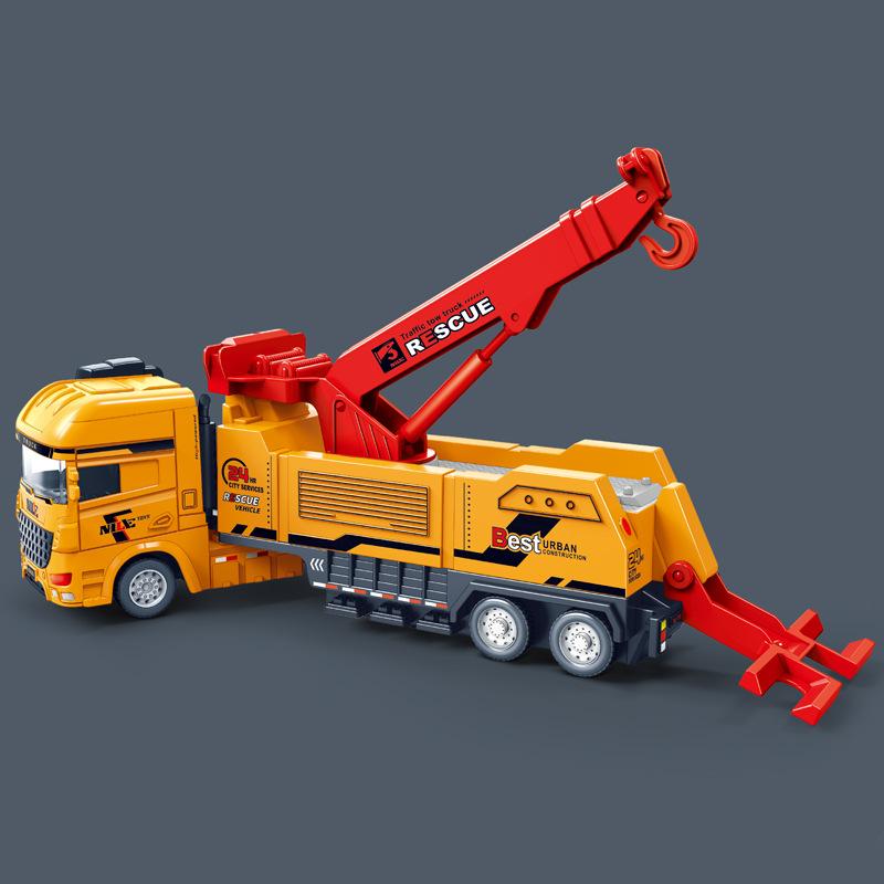 Plastic Rescue Engineering Vehicle Toy With Inertia Drive For Kids Development