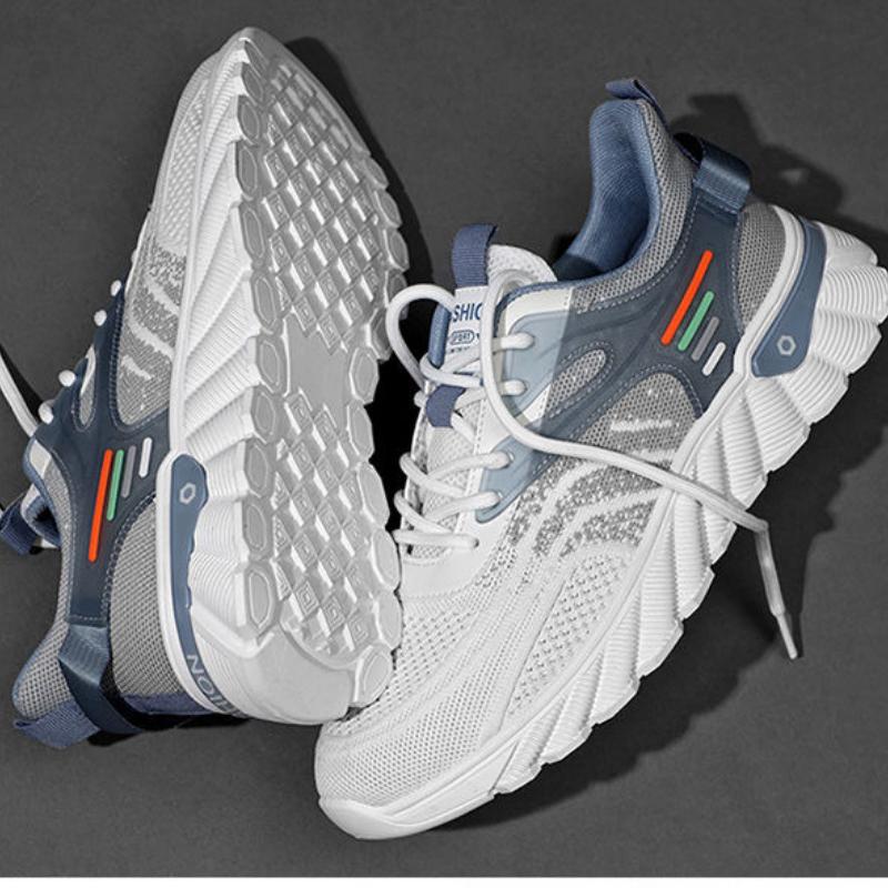 Fashion Men Running Sneakers Lightweight Sport Shoes Designer Mesh Breathable Casual Shoes Male Tennis Shoes Sneaker Zapatillas Hombre