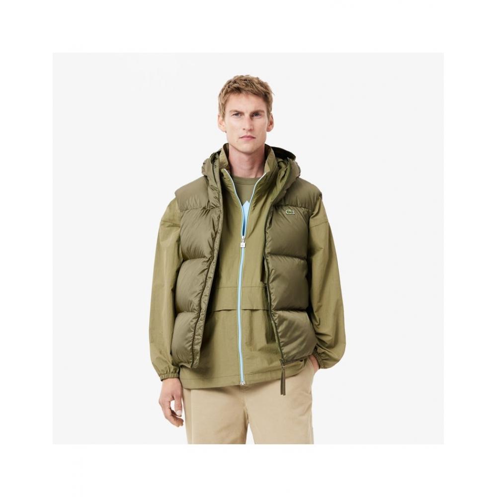 

LacoSte мужской жилет S ripStop Duck Down BH2895 54n BMY 048