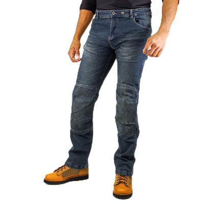 KV Jeans für Motorräder 1159 Protektor für und Herbst CE-Norm Level 2 Stretchmaterial IndigoBlau L WJ-742R Frühling, Sommer, 07-742