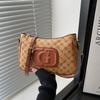 Lässige einfache Frühjahrsmode Schulter kleine quadratische Tasche Damen Trend Unterarmtasche Nischen-Design Umhängetasche