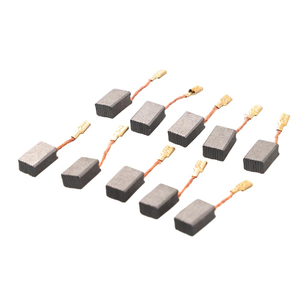 Pakket van 10 Koolborstels voor Elektrische Motor Vervanging 14mm x 9mm x 6mm Past op Elektrisch Gereedschap Inclusief Klopboormachines en Zagen