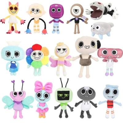 New Dandy's World 35cm Plush Cute Dandy World Scrap Stuffed Horror Game Goob Pebble Plushie Soft Pillow Doll Children Gifts Doll