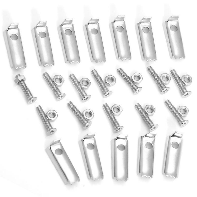 Rutschfeste Sport Metall Manuelle Auto Fahrzeug Pedal Fuß Trittbrett Abdeckung Pad 3 Stk. Rot