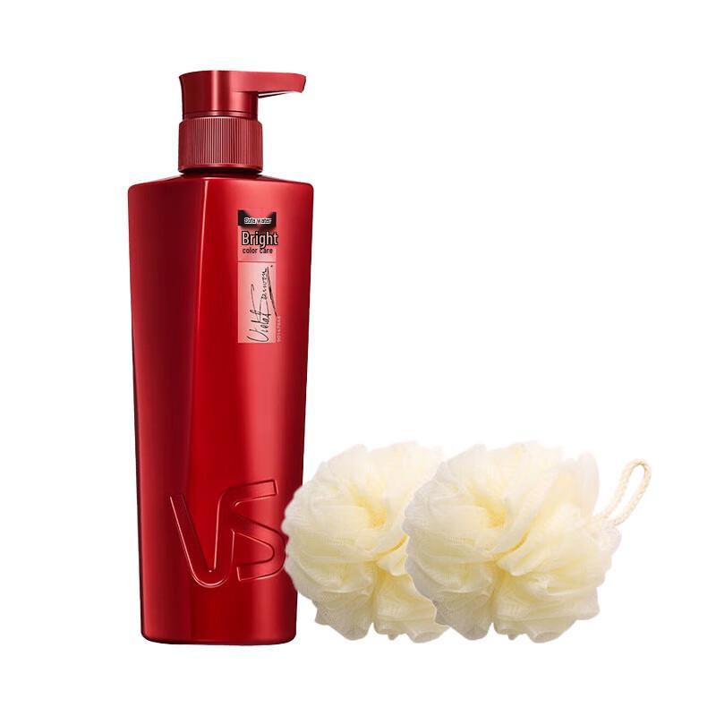 Vidal Sassoon Shimmering Color Care Shampoo with Bath Sponges
