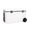 Insulated Portable Rolling Cooler with Wheels & Handle  70L Camping Cooler Leak-Resistant Outdoor Hard Cooler for Beach Drink