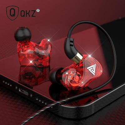 QKZ SK7 Dual Drive HiFi Wired Kopfhörer Super Bass Kopfhörer Sport Headset Musik Kopfhörer Noise Reduction Ohrhörer für Xiaomi