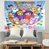 LankyBox Print Tapestry, Backdrop, Easy Setup, Ideal for Bedroom, Office & Living Room, with Aesthetic Wall Hanging Decor.