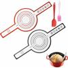 Reusable Silicone Bread Sling with Long Handles Heat Resistant Non-Stick Sourdough Baking Mat for Dutch Oven Baking Liners Tools