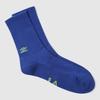 Essential Small Logo Cushioning Crew Socks Blue UR223CSC53
